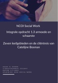 NCOI Geslaagde integrale opdracht 1&period;3 Armoede en Schaarste - Nieuwe versie Maart 2022 - Geslaagd met een 8 met feedback