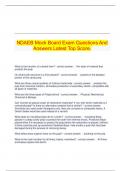   NDAEB Mock Board Exam Questions And Answers Latest Top Score&period;