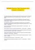  NDAEB Practice Test Questions And Answers Graded A&plus;&period;