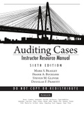 Auditing Cases An Interactive Learning Approach, Beasley - Downloadable Solutions Manual (Revised)