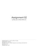 COM4807 - Organisational Communication Theory  Assignment 02.