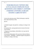 NURS 8022 EXAM 1 &comma;&comma;EXAM 2&comma; EXAM 3 AND FINAL COMPLETE COURSE PACKAGE DEAL NEWEST 2024 ACTUAL EXAM COMPLETE EXAM QUESTIONS AND CORRECT ANSWERS &lpar;VERIFIED ANSWERS&rpar; &vert;ALREADY GRADED A&plus;&vert;&vert;BRAND NEW&excl;&excl;