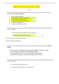 NURSING 6001 Question Bank  With Answers Updated 