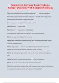 Biology Questions With Complete Solutions