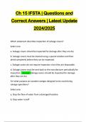 Ch 15 IFSTA &vert; Questions and Correct Answers &vert; Latest Update 2024&sol;2025