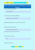AOC IQT Questions and Answers &vert; Latest  Update