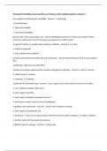 Physiotherapy Bundled Questions and Answers Latest Update &lpar;2024&sol;2025&rpar;