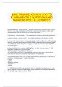  EPIC TRAINING COG170 COGITO FUNDAMENTALS QUESTIONS AND ANSWERS WELL ILLUSTRATED&period;