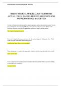 RELIAS MEDICAL SURGICAL RN TELEMETRY ACTUAL  EXAM 2024&sol;2025 VERFIED QUESTIONS AND ANSWERS GRADED A&plus;&lpar;SOLVED&rpar;