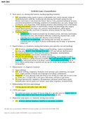 Summary NUR 2502 &sol; NUR2502&colon; Multidimensional Care III &sol; MDC 3 Exam 2 NUR2502 Exam 2 Focused Review