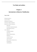 Behavior Modification Principles and Procedures, Miltenberger - Exam Preparation Test Bank (Downloadable Doc)