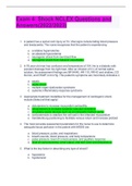 Exam 4&colon; Shock NCLEX Questions and Answers&lpar;2022&sol;2023&rpar;