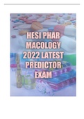 HESI PRACTICE EXAM 3 PHARMACOLOGY;GRADED A+ WITH VERIFIED ANSWERS
