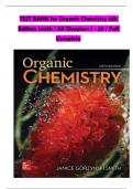 TEST BANK for Organic Chemistry 6th Edition By Janice Smith&comma; Verified Chapters 1 - 29&comma; Complete Newest Version