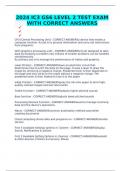 2024 IC3 GS6 LEVEL 2 TEST EXAM WITH CORRECT ANSWERS &Tab;