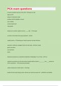 PCA&sol;CFSS Worker Training Exam Questions And Answers&excl;&excl;