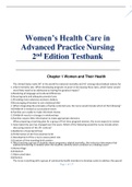Women&rsquo;s Health Care in Advanced Practice Nursing 2nd Edition Alexander Testbank Latest Update