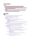 Class notes NURS 6234  Pharmacology for Nursing Weeks 3 & 4 Notes//