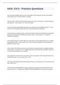 UAS&colon; CH 5 - Practice Questions correctly answered to pass