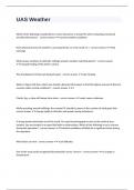 UAS Weather questions with 100&percnt; correct answers