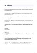 UAS Exam questions n answers rated A&plus;
