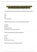 SNHD EMS Protocol Exam EMT &lpar;basic&rpar; Level Practice Questions And Correct Answers Latest Update