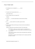 Florida International University ZOO 3731 Exam 2 Study Guide&period;
