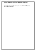 AFL1501 PORTFOLIO  2022