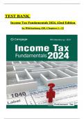 Test Bank for Income Tax Fundamentals&comma; 38th Edition&comma; Gerald E&period; Whittenburg&comma; Martha Altus-Buller&comma; Steven Gill