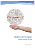 Ziekte van Parkinson, uitgewerkt volgens de rode loper. 