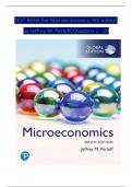 TEST BANK For Microeconomics&comma; 9th edition  by Jeffrey M&period; Perloff&comma; Chapters 1 - 20