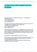 Cicerone Exam with complete solutions 2024&lowbar;2025&period;