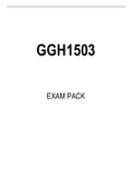 GGH1503 MCQ EXAM PACK 2022