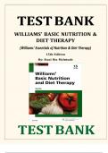 Test Bank for Williams' Basic Nutrition & Diet Therapy&comma; 15th Edition by Staci Nix&comma; 9780323377317&comma; Covering Chapters 1-23 &vert; Includes Rationales
