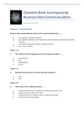 Business Data Communications, Agrawal - Exam Preparation Test Bank (Downloadable Doc)