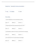 Business Data Communications, Dooley - Exam Preparation Test Bank (Downloadable Doc)