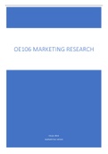 exam answers and questions for OE106 Marketing Research Skills For Marketeer 