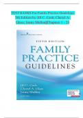 TEST BANKS For Family Practice Guidelines 5  Jenny Mullen&vert;&vert;Chapters 1 - 23