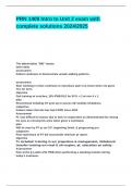 PRN 1409 Intro to Unit 2 exam with complete solutions 2024&lowbar;2025