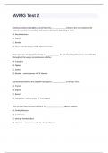 AVMG Test 2 questions with 100&percnt; correct answers graded A&plus;