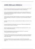 AVMG 2050 quiz 2&sol;Midterm questions and answers graded A&plus;