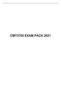 CMY 3705 EXAM PACK 2021