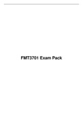 FMT 3701 Exam Pack&comma; UNISA