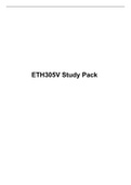 ETH 305V Study Pack, UNISA