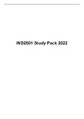 IND 2601Study Pack 2022, UNISA