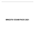 MNG 3701 EXAM PACK 2021, UNISA