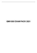QMI 1500 EXAM PACK 2021&comma; UNISA
