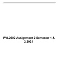 PVL 2602 Assignment 2 Semester 1 & 2&comma; 2021&comma; UNISA
