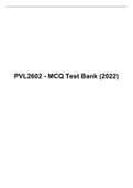 PVL 2602 - MCQ Test Bank &lpar;2022&rpar;&comma; UNISA