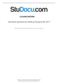 Test Bank Ignatavicius Medical Surgical 9th 2017